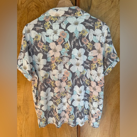 PJ Salvage Pajama Shorts Set Pastel Dreams Floral Print - Picture 8 of 8